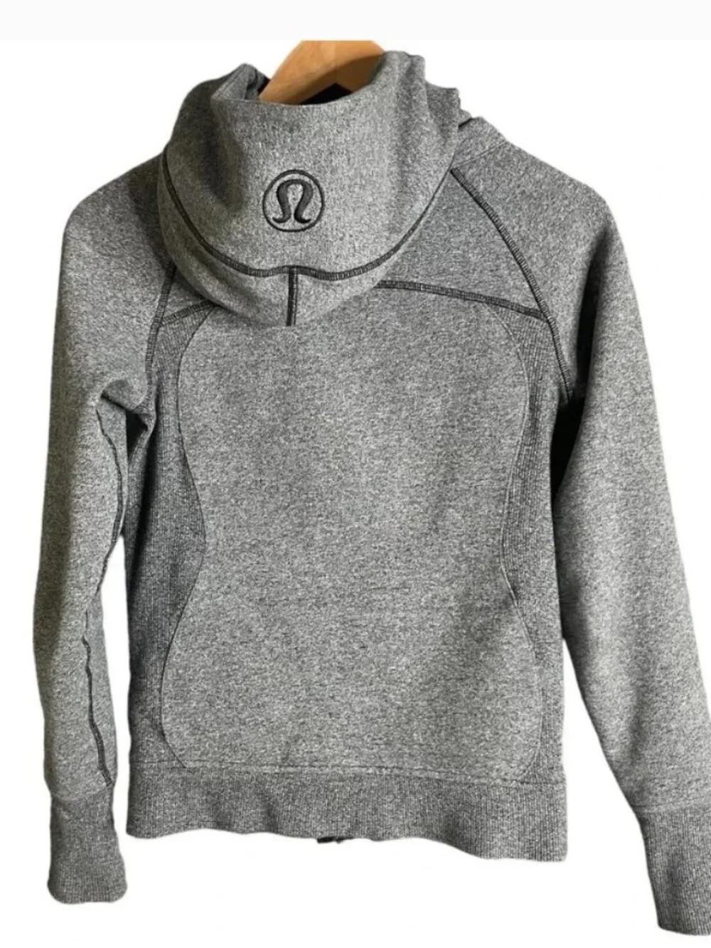 Lululemon Scuba Hoodie Heathered Speckled Black 4